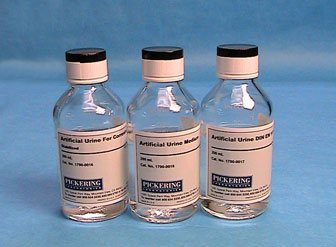 Bottles of Artificial Urine